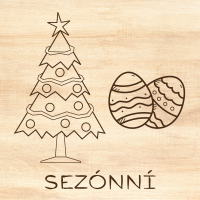 Ručně vypalované sezónní dekorace